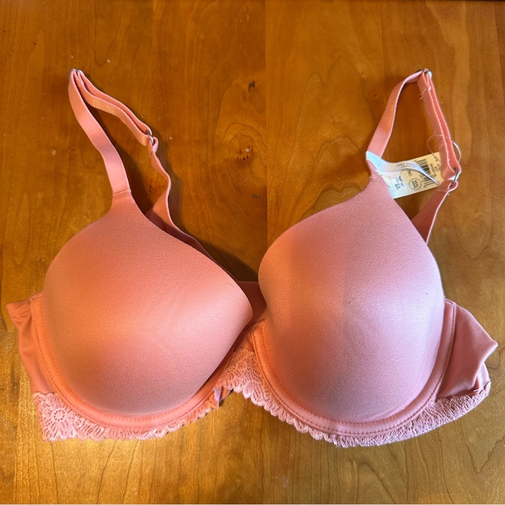 NWT Aerie Pink Lace Trim Bra